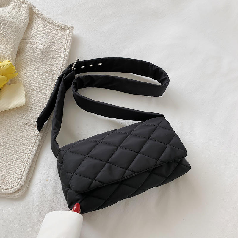 Black Quilted Mini Shoulder Bag